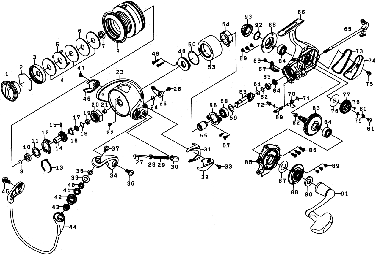 ダイワ純正お取り寄せパーツ：納期1ヶ月】10セルテート 2500 製品