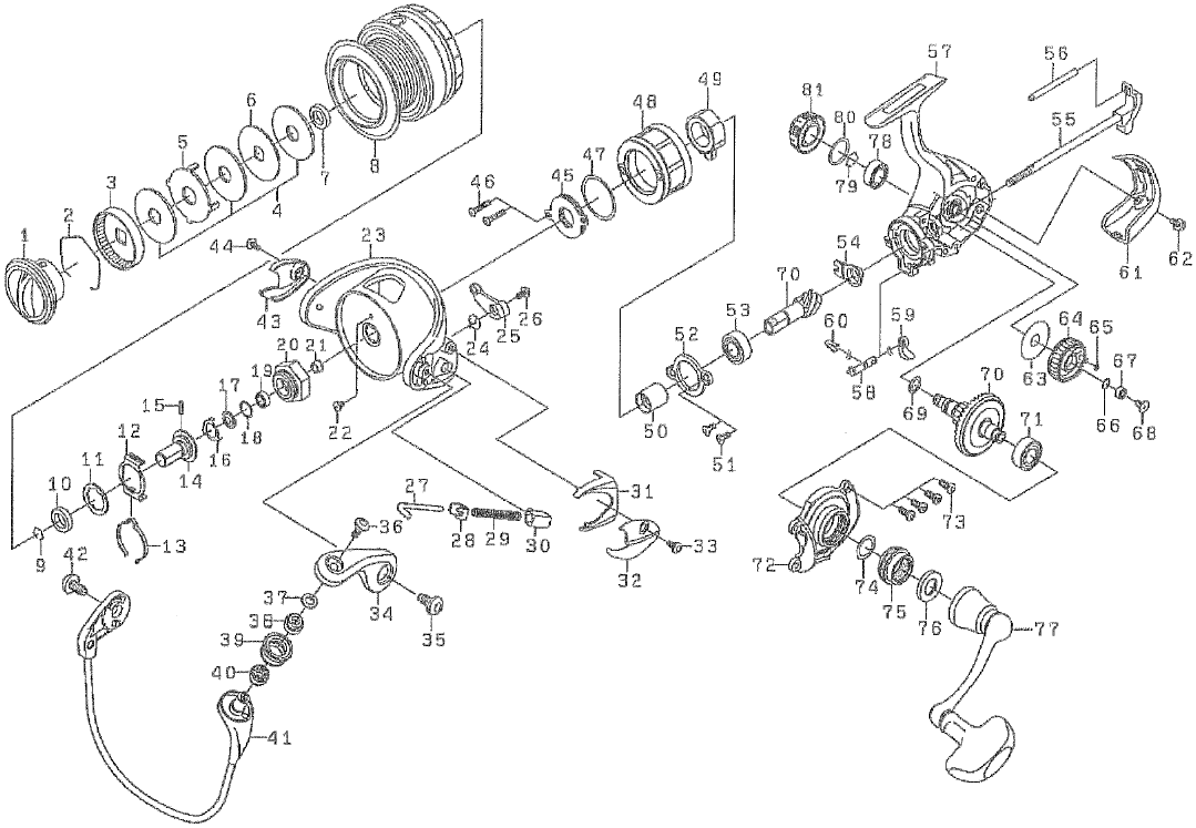 ダイワ純正お取り寄せパーツ：納期1ヶ月】11カルディア2508 製品コード