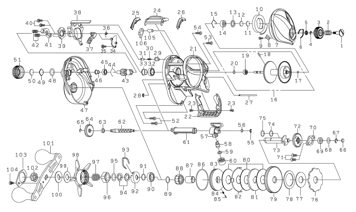 ダイワ純正お取り寄せパーツ：納期1ヶ月】23ソルティスト TW 400 PE