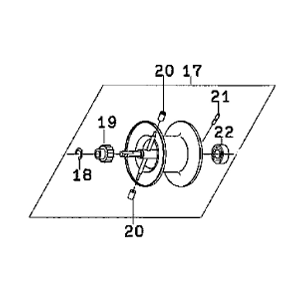 ダイワ純正お取り寄せパーツ：納期1ヶ月】17ソルティガ BJ 200純正