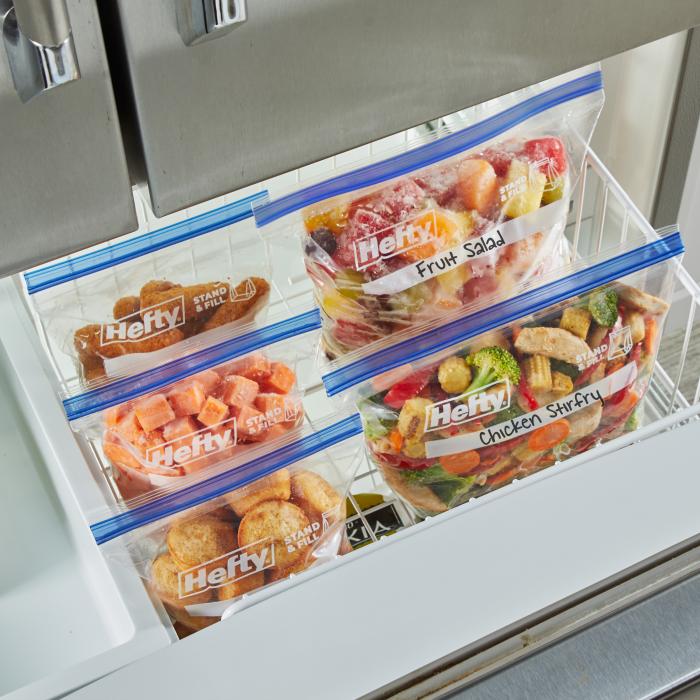 Hefty® Press to Close Freezer Bags | Hefty