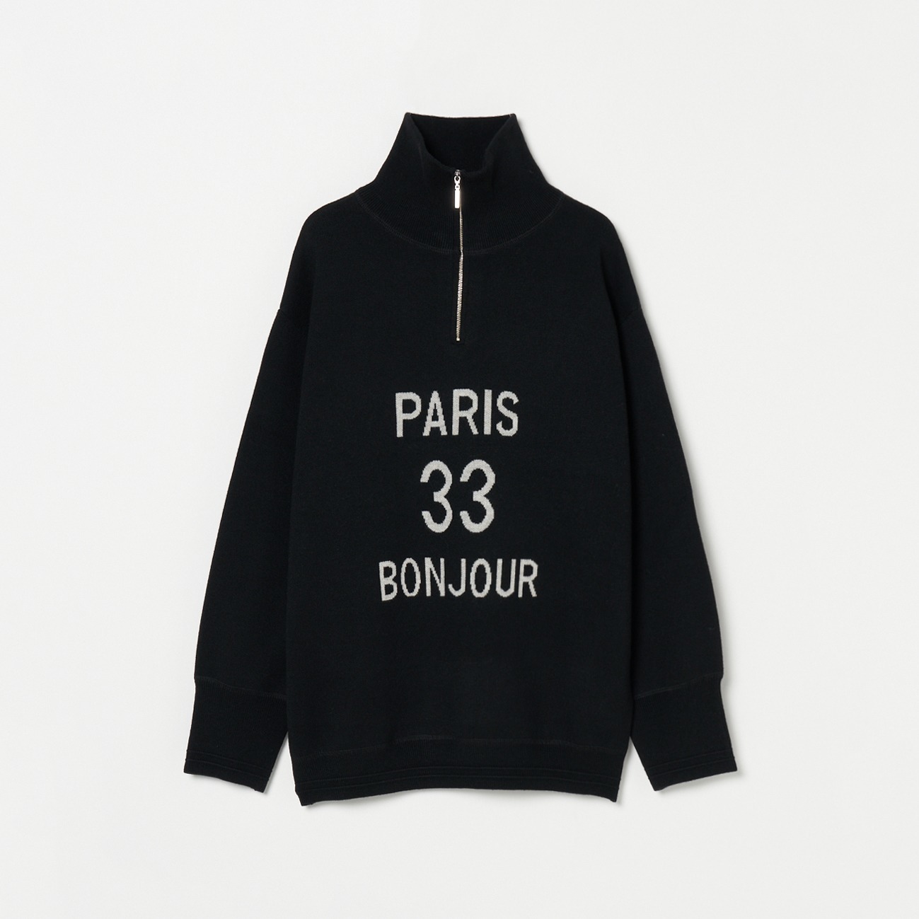 STAND COLLAR LOGO KNIT｜HELIOPOLE｜HÉLIOPÔLE（エリオポール）公式