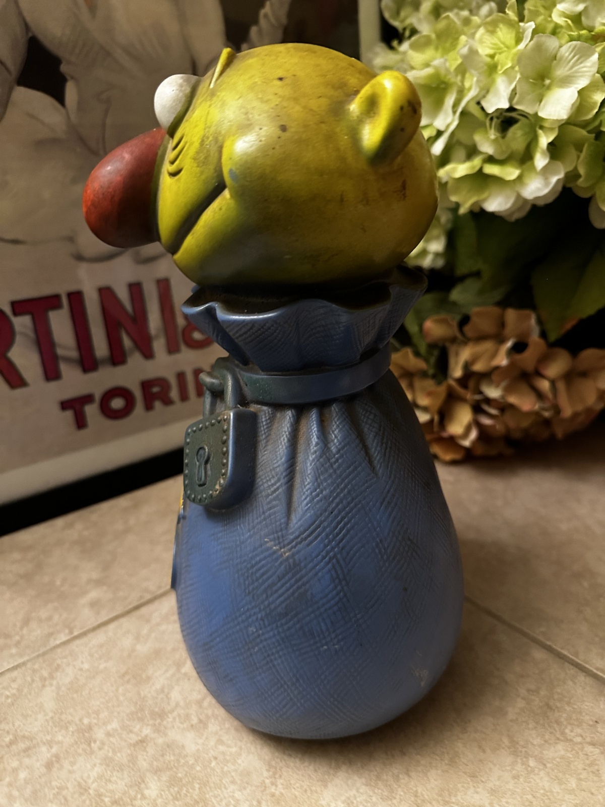 Mr money bag Play Pal plastic doll coin bank 1971 / プレイパル