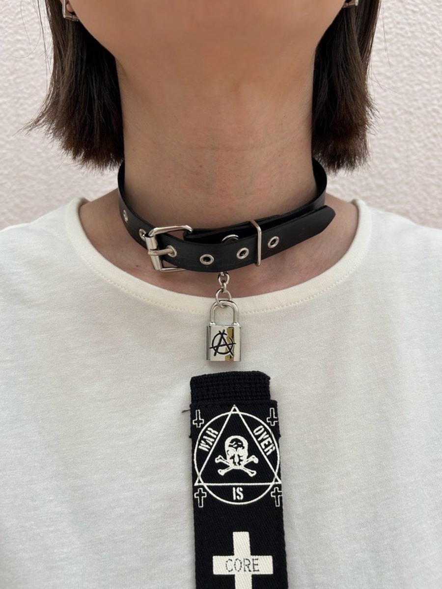 リバーシブル南京錠チョーカー/HELLCATPUNKS(ヘルキャットパンクス
