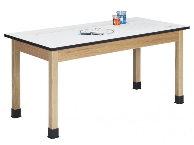 Imprint Whiteboard STEM Table, Oak DBT-7149K, Lab Tables