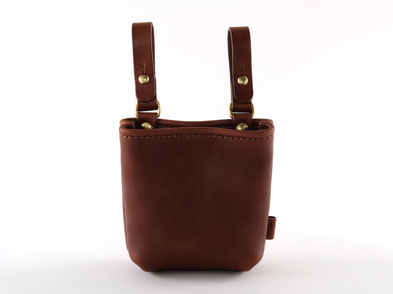 人気の腰袋ベルトポーチを極厚ソフトレザーで作った特別仕様 / 革鞄の