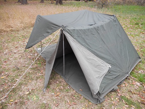 オーストリア軍 ライトパップテントシート2枚組 （訳アリ品） ハテナ堂