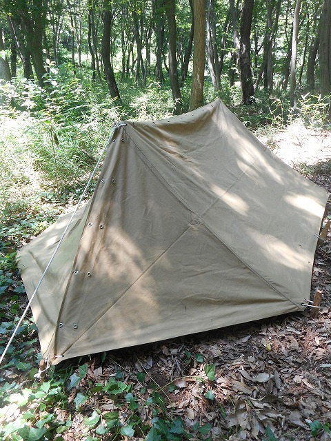 ミリタリーパップテント フランス軍 シェルターハーフ フルセット