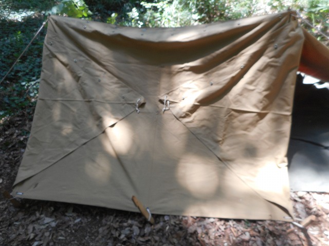 ミリタリーパップテント フランス軍 シェルターハーフ フルセット