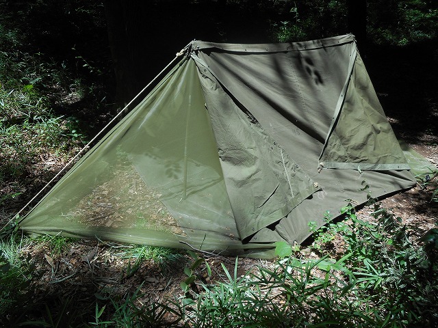 米軍テント シェルターハーフ フルセット （NEW OR LIKE