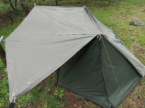 ドイツ軍 パップテント フルセット＆ 防水フライテント ハテナ堂