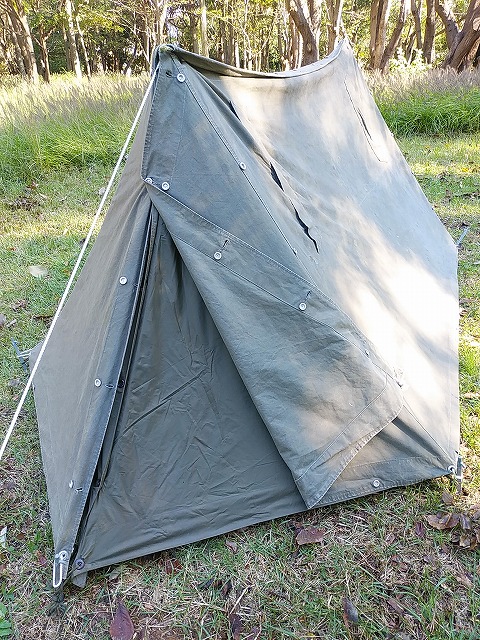 ドイツ軍 パップテント フルセット 【COTTON素材】 1960～1970年代