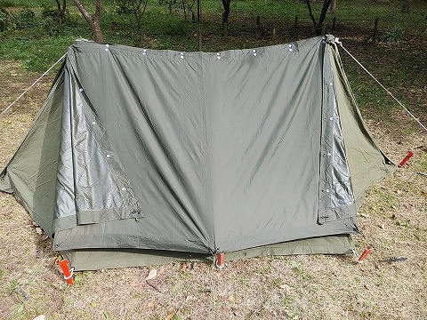 オーストリア軍 ライトパップテントシート2枚組 （訳アリ品） ハテナ堂