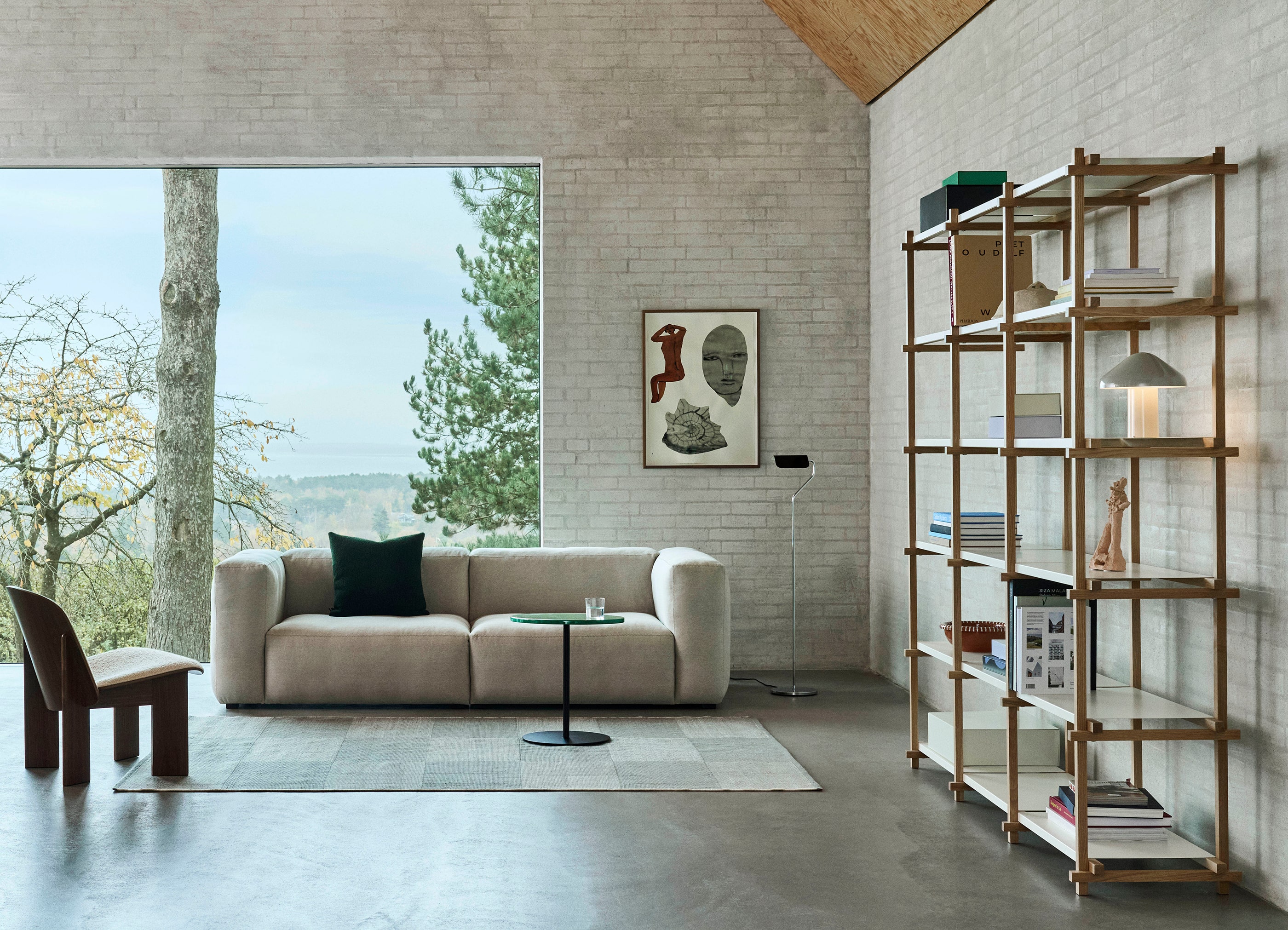 WOODY SHELVING 2.0 HIGH / W206.5 x D44.5 x 196.5 - シェルフ