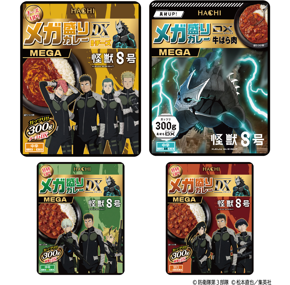 メガ盛りカレー DX(デラックス)』に新商品を追加（濃厚チーズ・牛