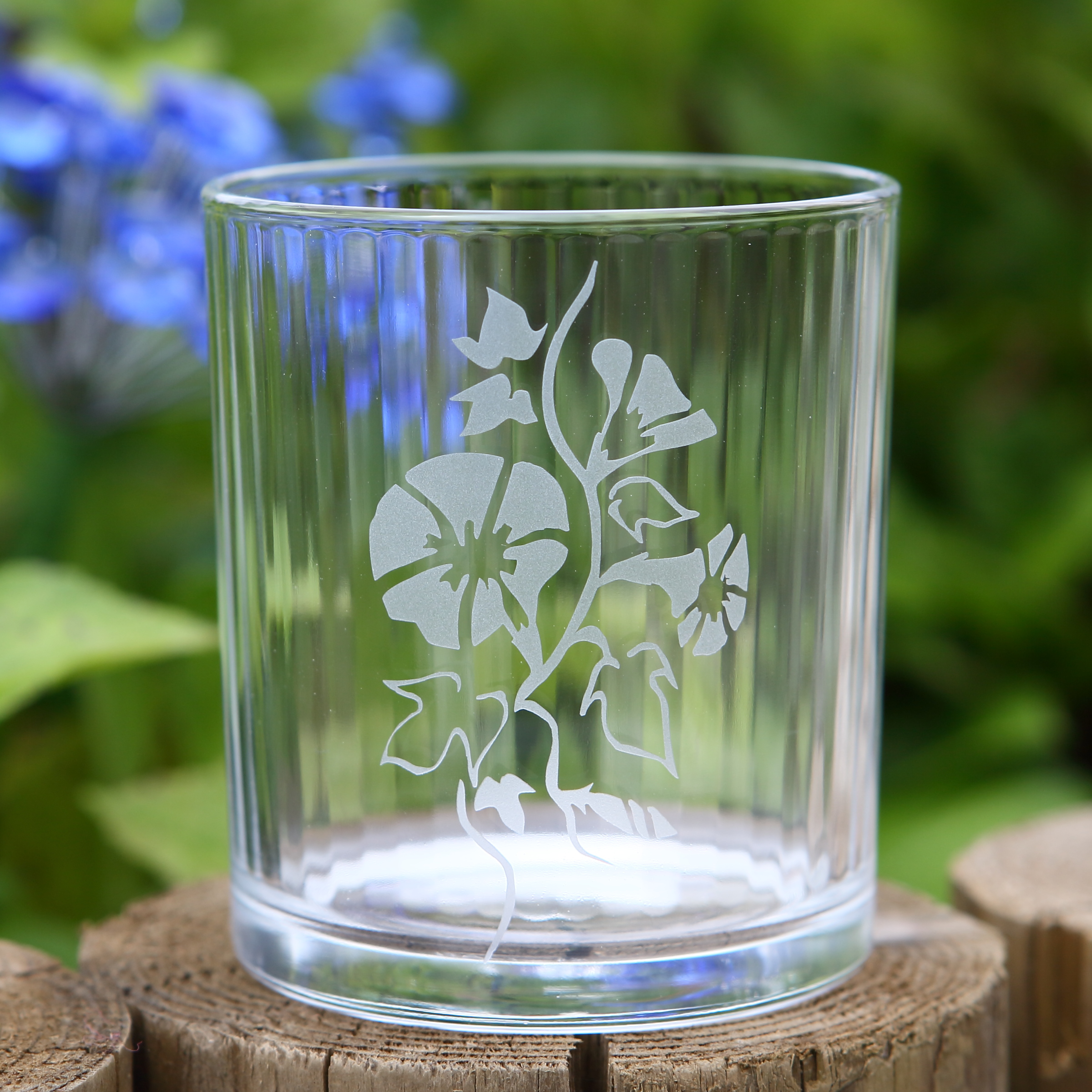 サンドブラスト体験工房:アサガオ | 箱根ガラスの森美術館 ブログ