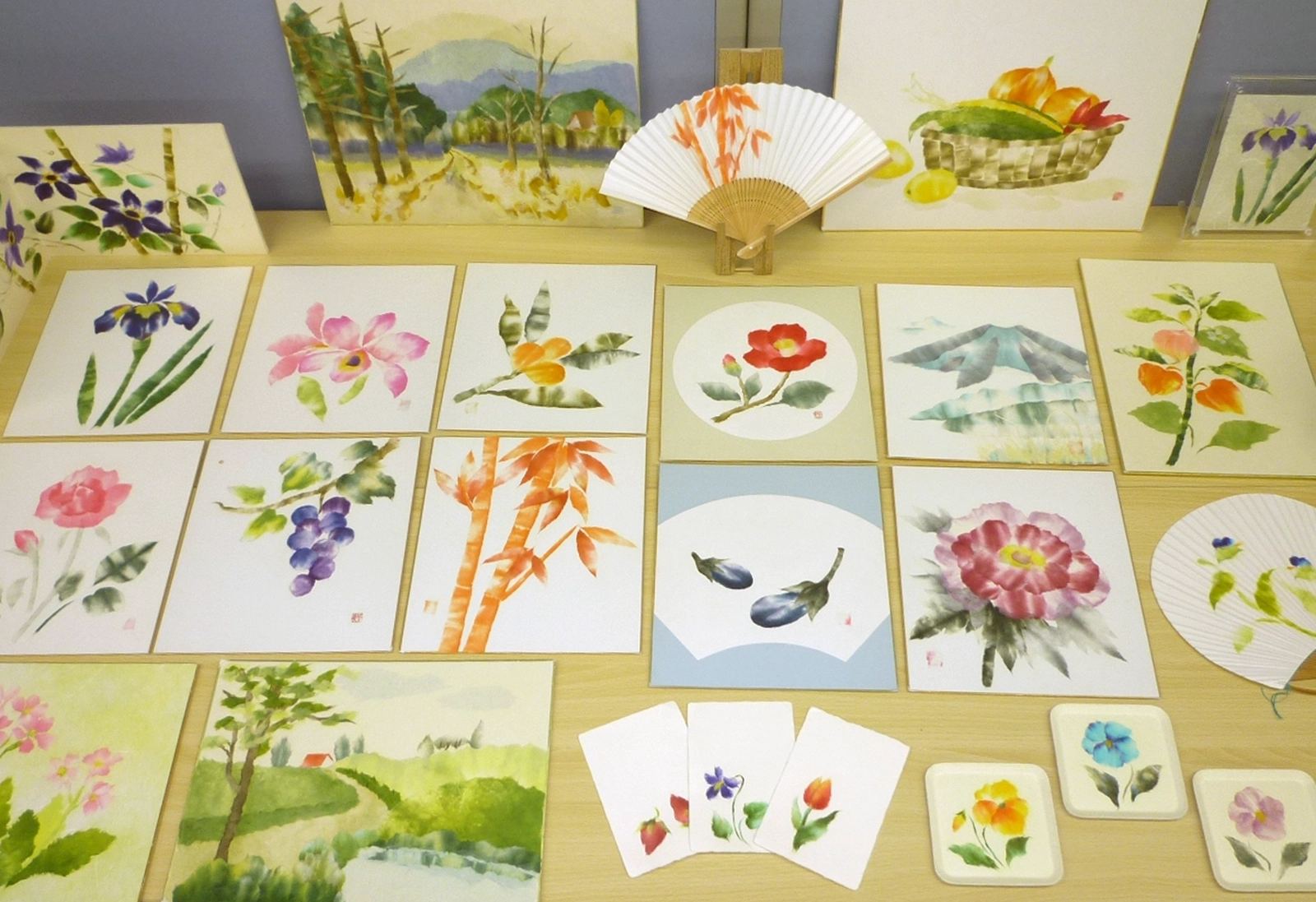 1年パックコース │ ハクビ和紙ちぎり絵学院