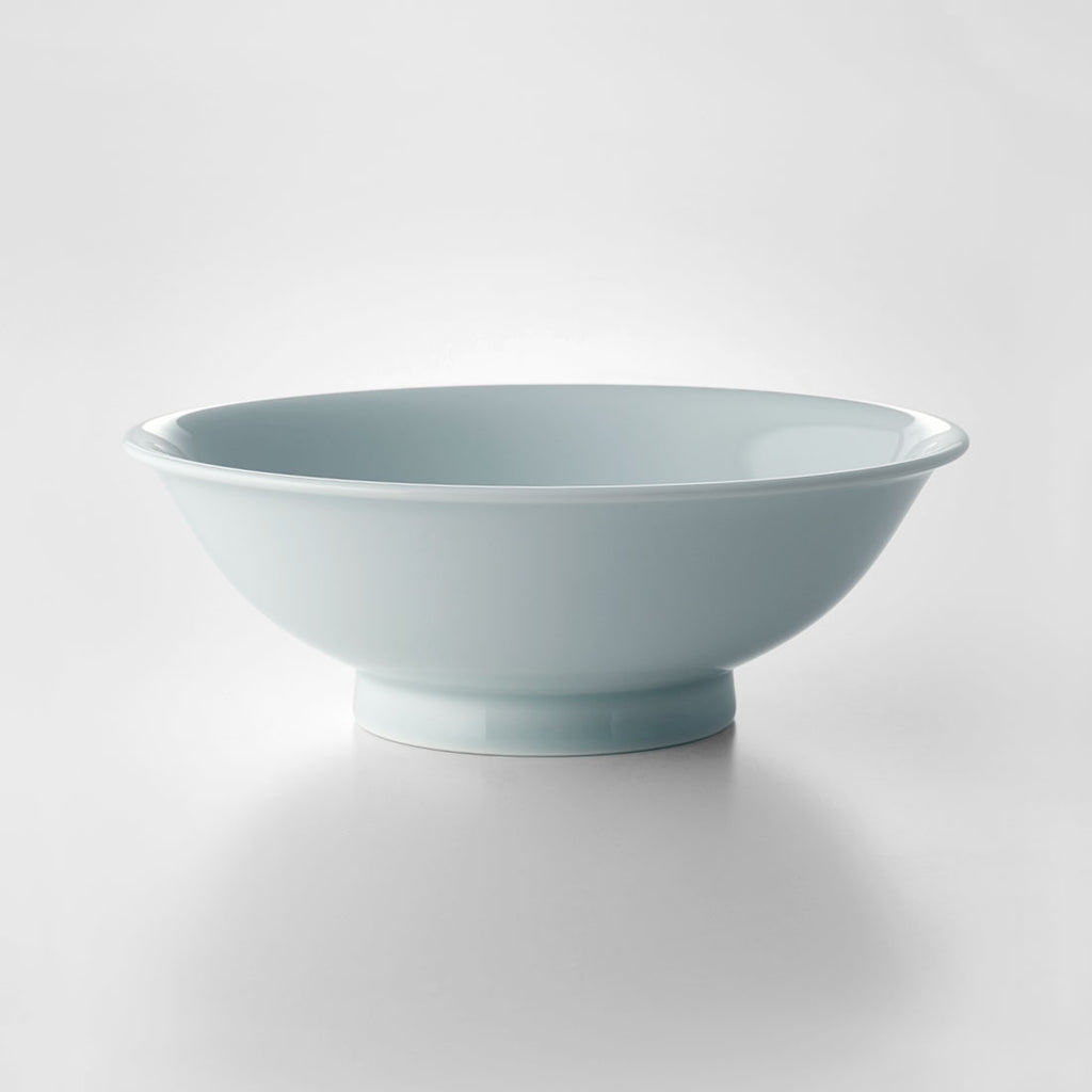 7寸反りめん丼 青白釉 | 白山陶器直営オンラインストア