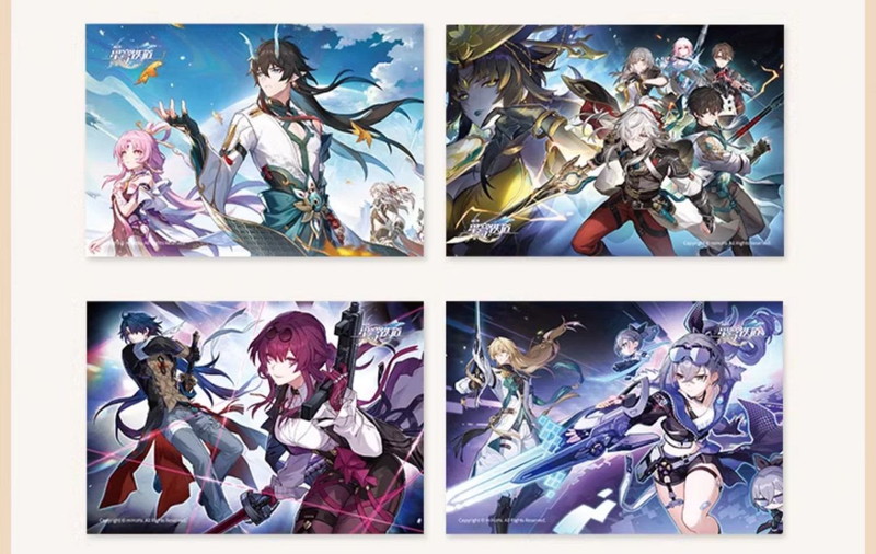 ブンオマーケット 崩壊スターレイル カレンダーポストカードセット