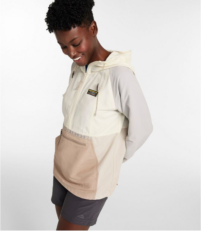 L.L.Bean Mountain Classic Anorak, Multi-Color for Women – Half