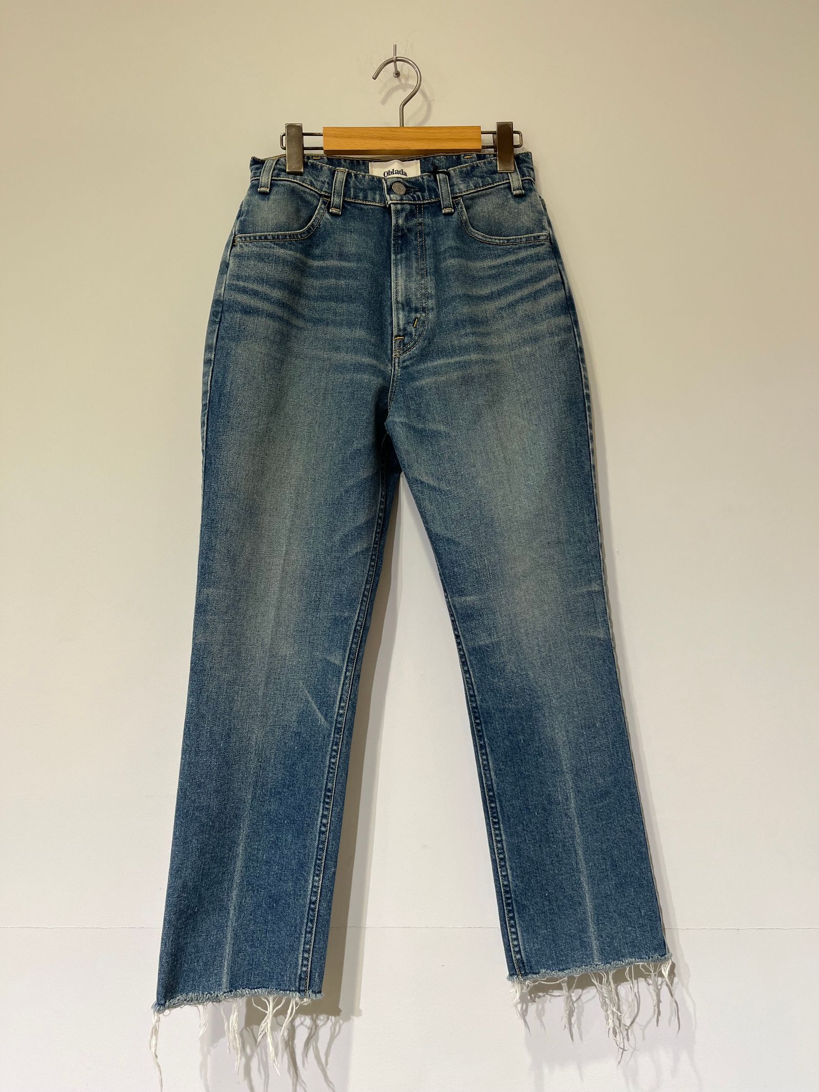 oblada - HIGH WAIST CUT OFF / ハイウェストカットオフデニム