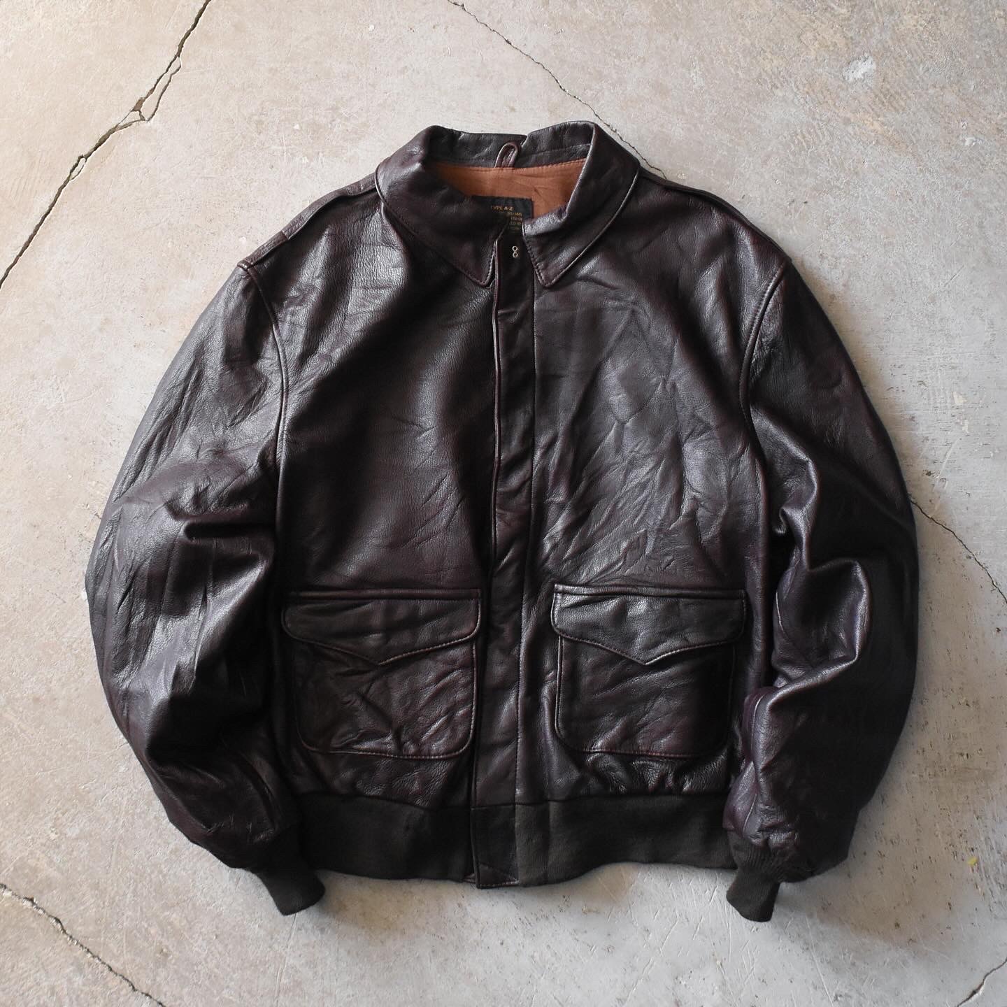1980s〜 AVIREX A-2 フライトレザージャケット 
