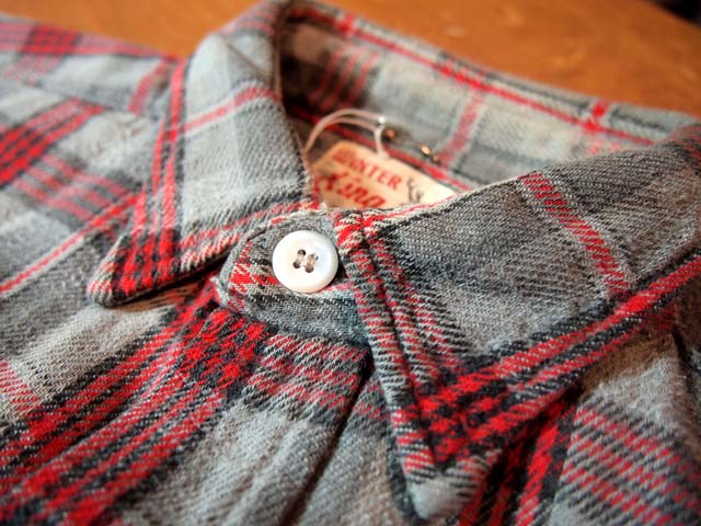 1960s【WINTER KING】ヘビーネルシャツ 実寸Sサイズ - 古着屋HamburgCafe