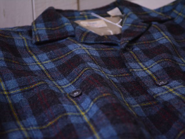 1960s Sears ウールシャツ 表記S - 古着屋HamburgCafe