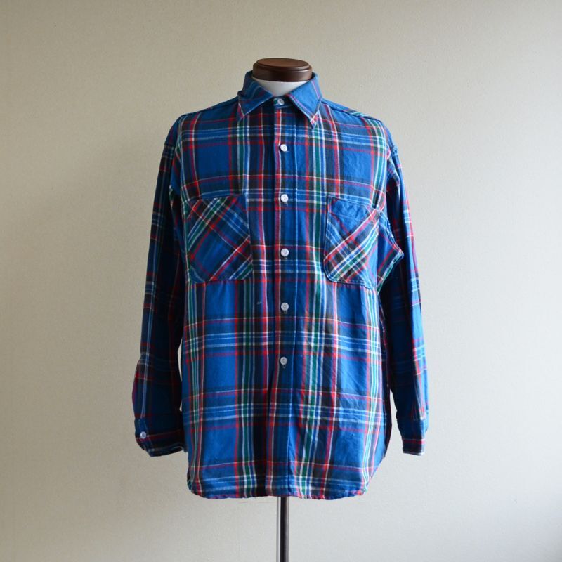 1970s BIG MAC ヘビーネルシャツ 表記L - 古着屋HamburgCafe