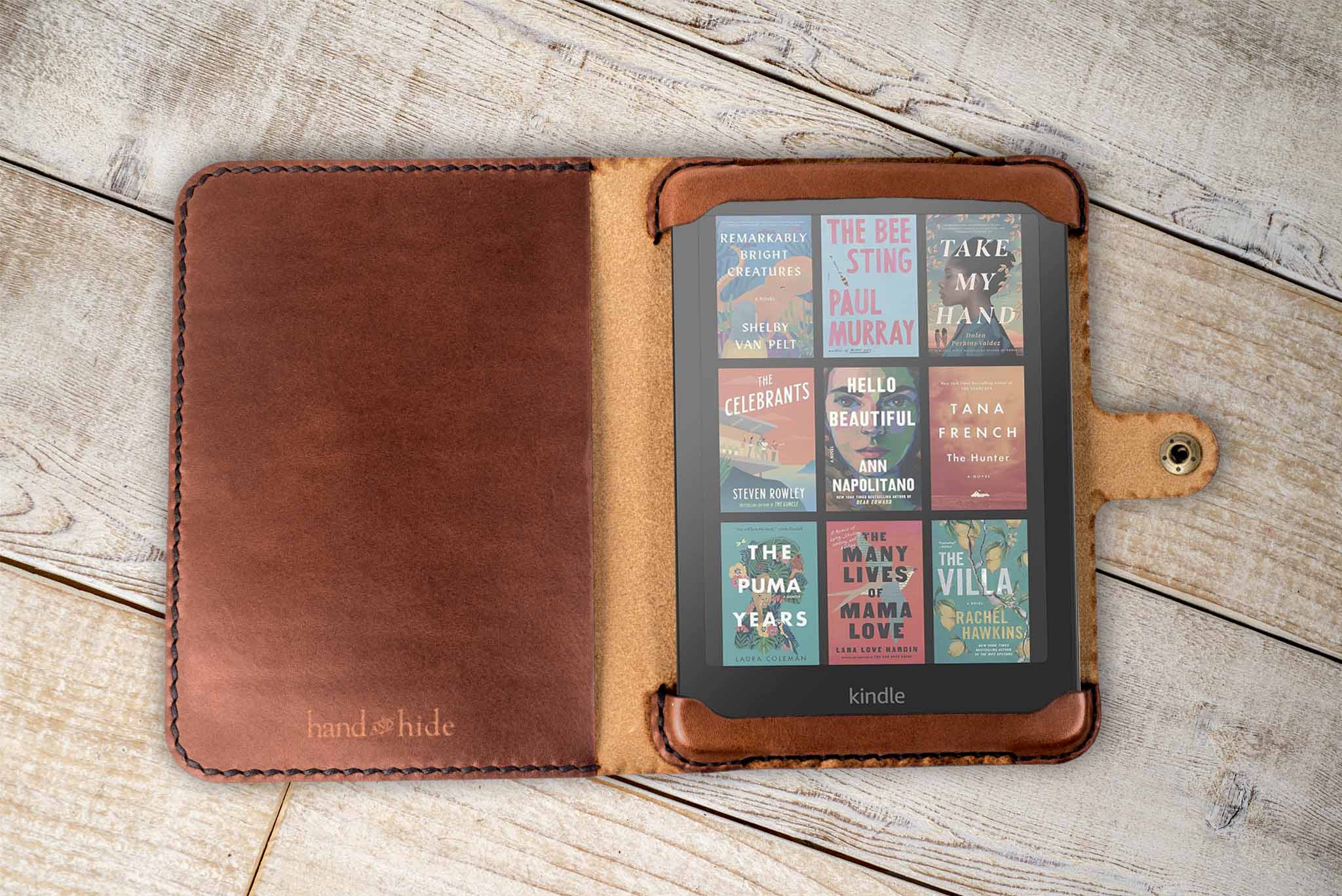 Hand and Hide Leather Tablet Case for Kindle Colorsoft Signature