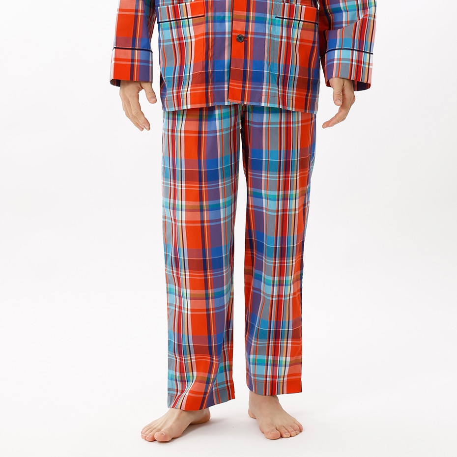 パジャマ ブライトンチェック オレンジ | ポロ ラルフ ローレン メンズ