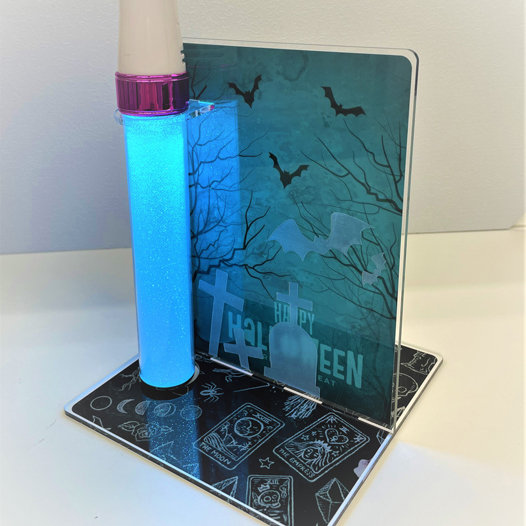 オリジナルノベルティ製作の販促ワールド|アクリルペンライトスタンド