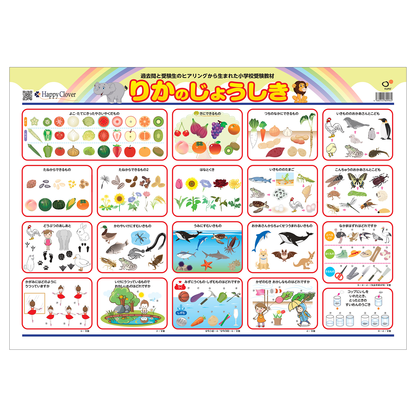 知育教材・お受験教材｜お受験グッズのハッピークローバー