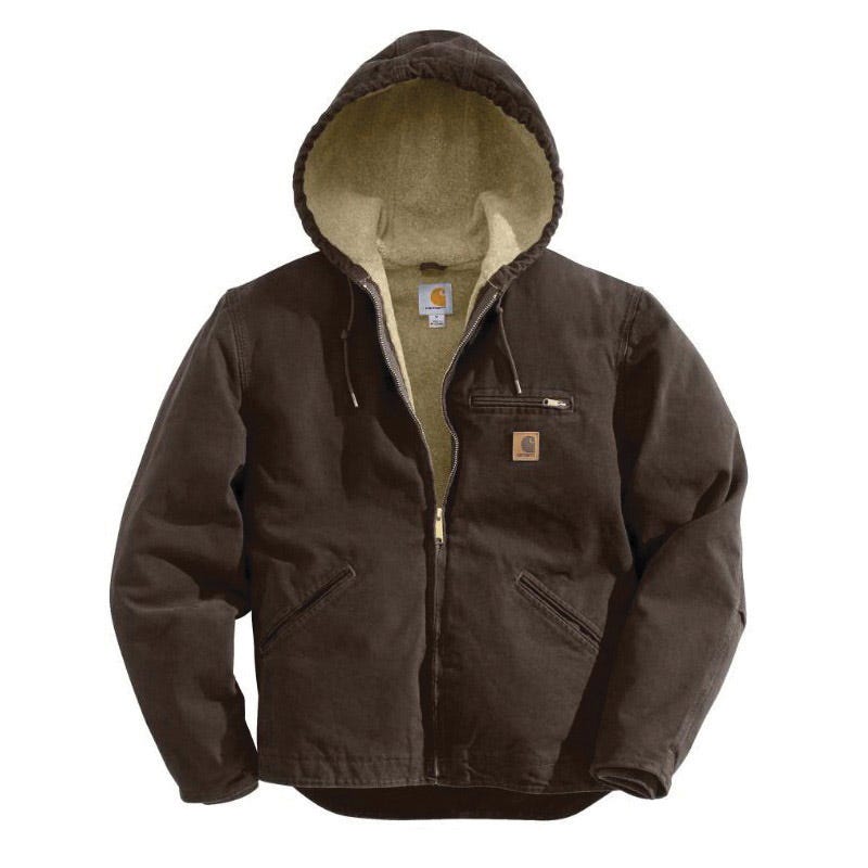 Carhartt J141-201REGMA Sierra Jacket, M, Dark Brown, Zipper