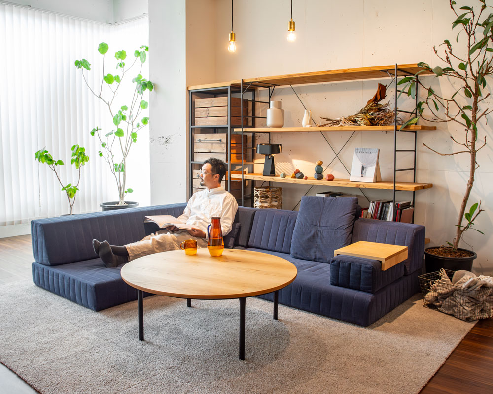 こたつテーブル Wells｜国産ローソファー・フロアソファ専門店 HAREM