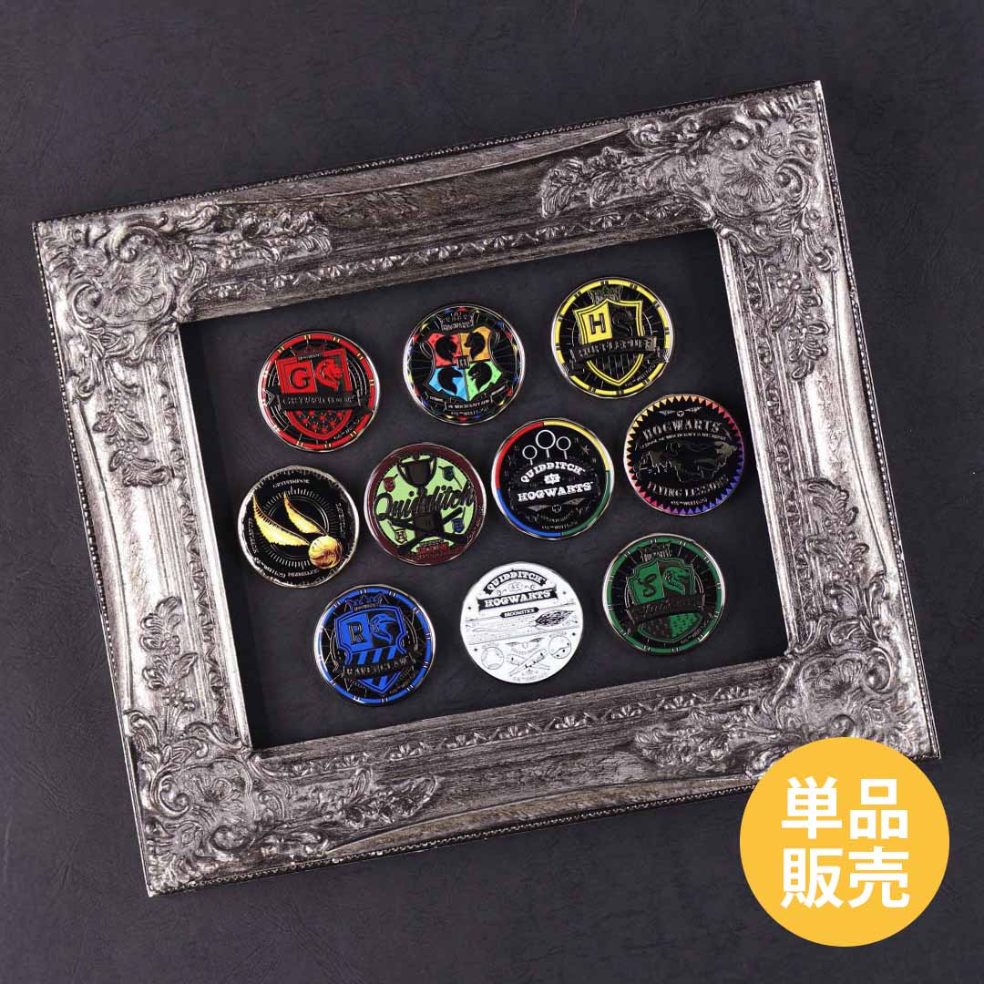 単品販売】金バッジ クィディッチ 全10種 | ハリー・ポッター マホウドコロ