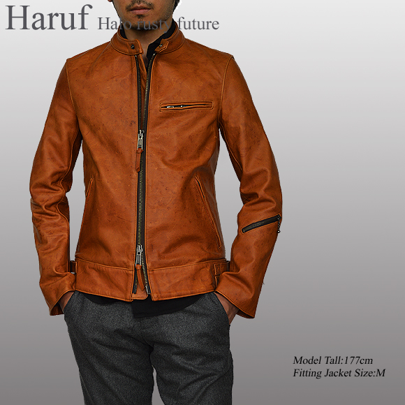 本革 ホースハイド レザージャケット シングルライダース メンズ UK3HCAM