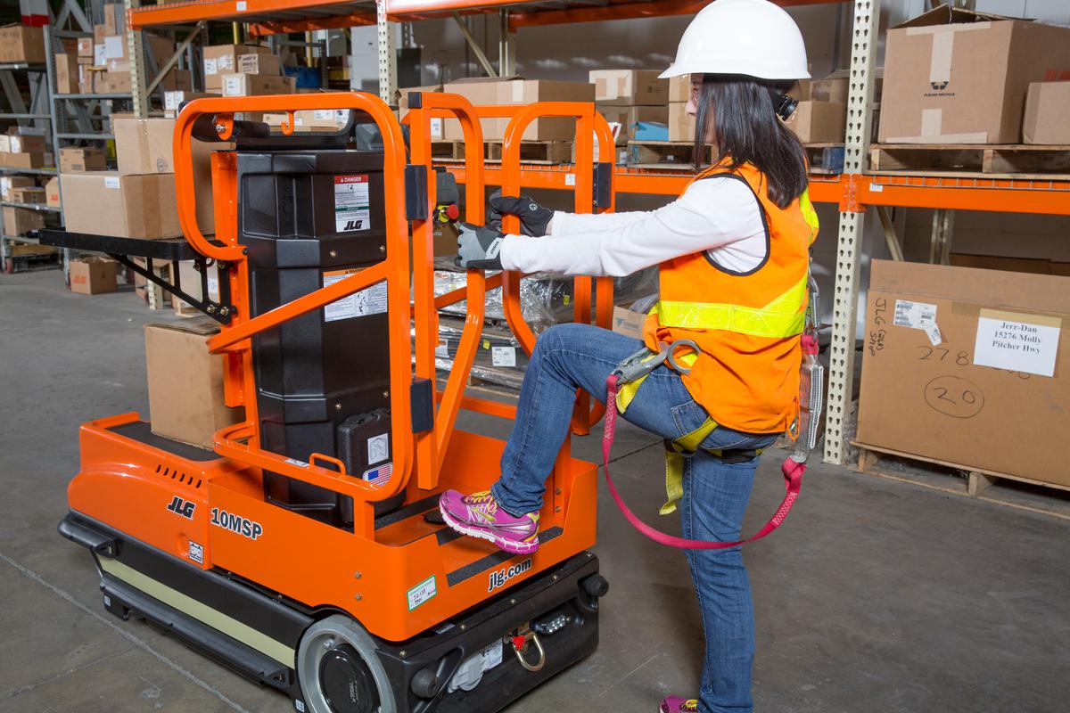 10MSP電動ストックピッカー | 高所作業台 | 梯子、脚立のパイオニア