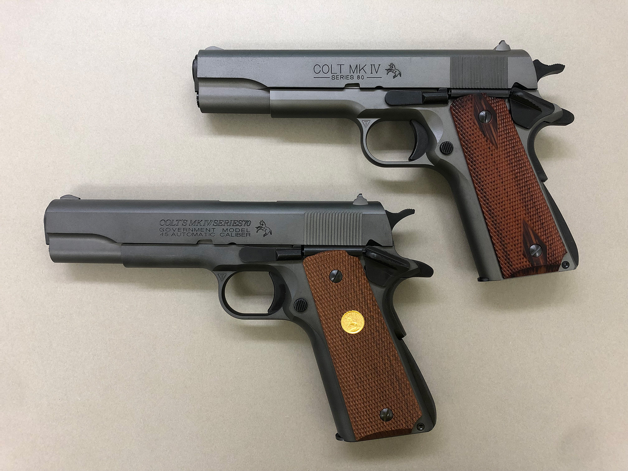 タニオコバ モデルガン GM7.5 シリーズ70 シリーズ80 の比較！