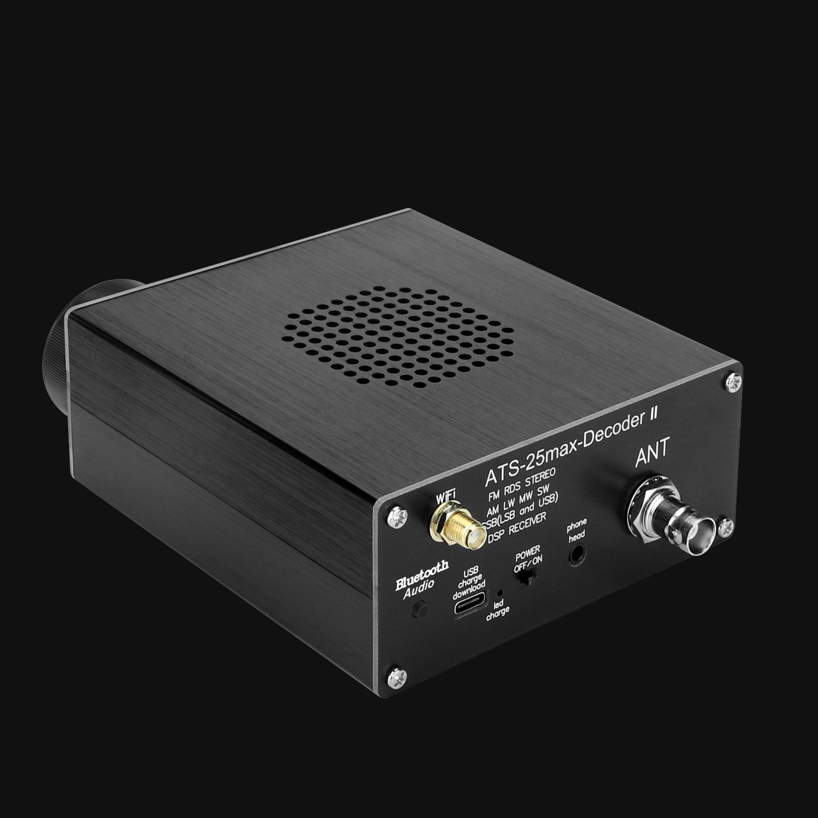 HamGeek ATS25 Max Decoder II Bluetooth Full Band Radio Receiver FM SW