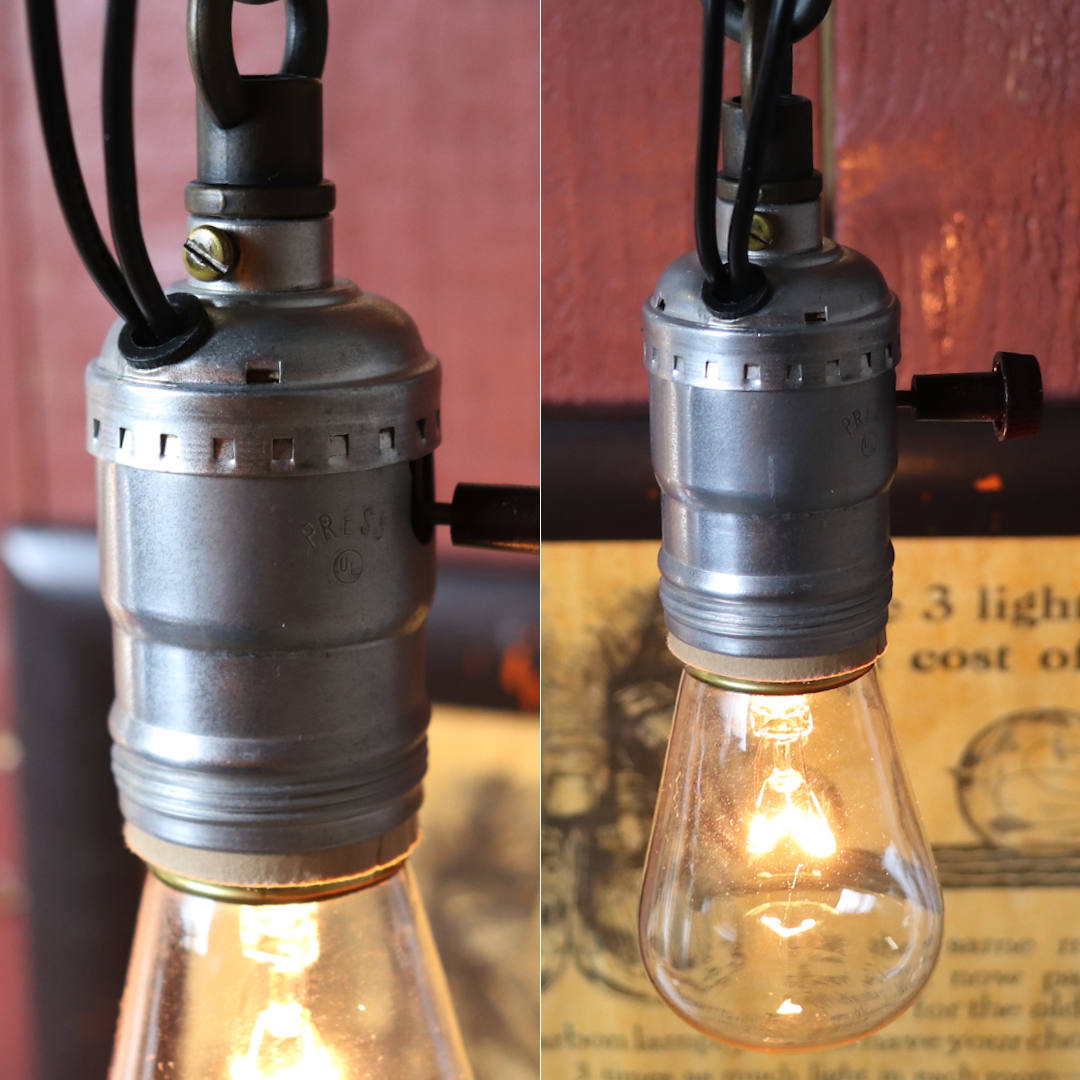 インダストリアルブラケットライトチェーンリング付｜シーリングライト