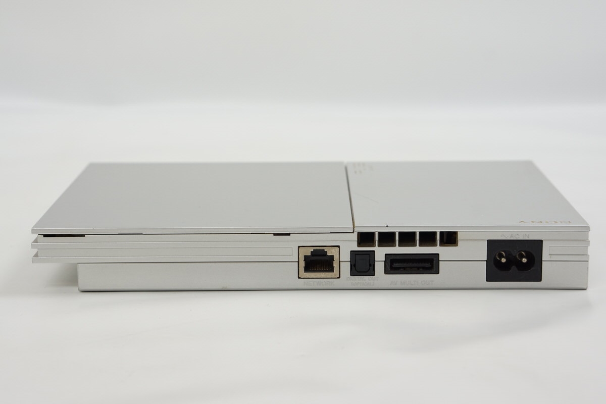 PS2 Slim Console SCPH-90000 SS Tested System Silver Playstation 2