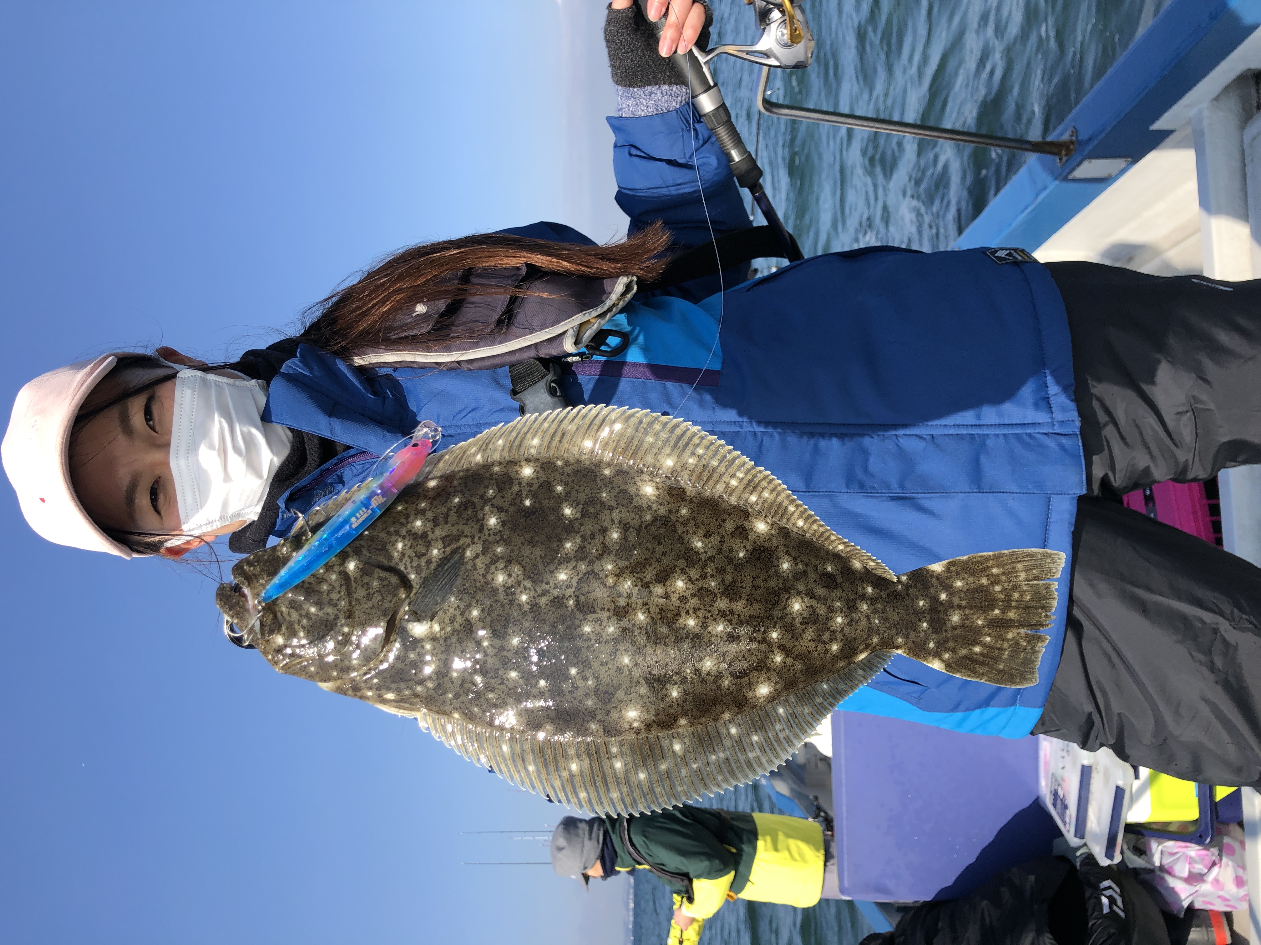 フラットフィッシュが好調です！HUミノーでヒラメ＆ワイド4でマゴチ