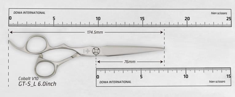 DOWA GT-SL 立体 コバルト 剣刃シザー 左利き用 レフティ｜美容ハサミ