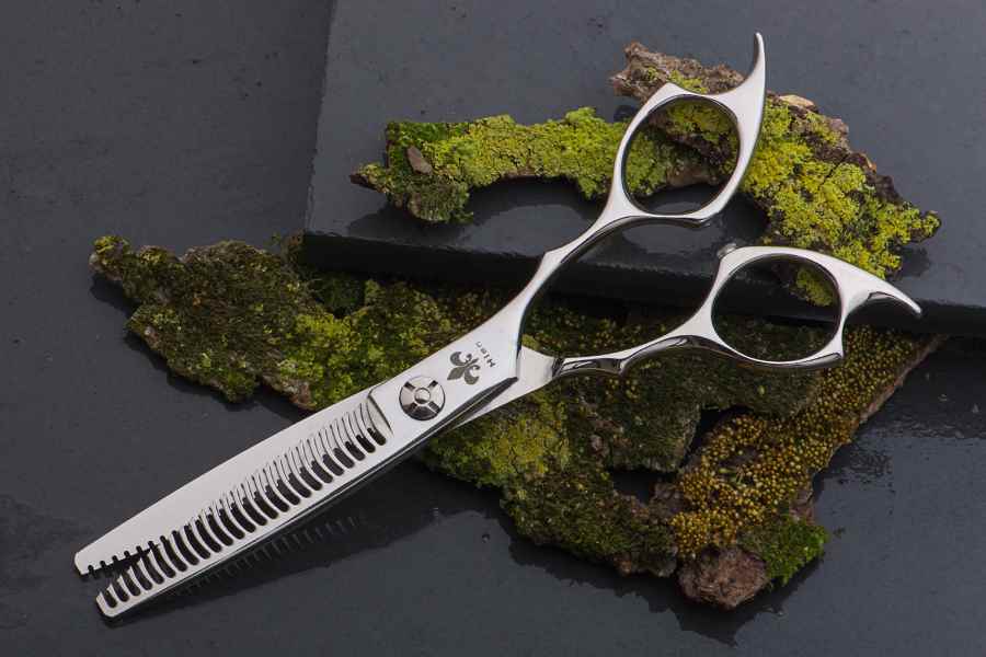 飛燕 コバルト ゼロダメージ セニング メガネ ハンドル｜美容ハサミ