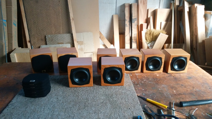 キューブスピーカーの追加生産 - オリジナルデザインスピーカー製造元