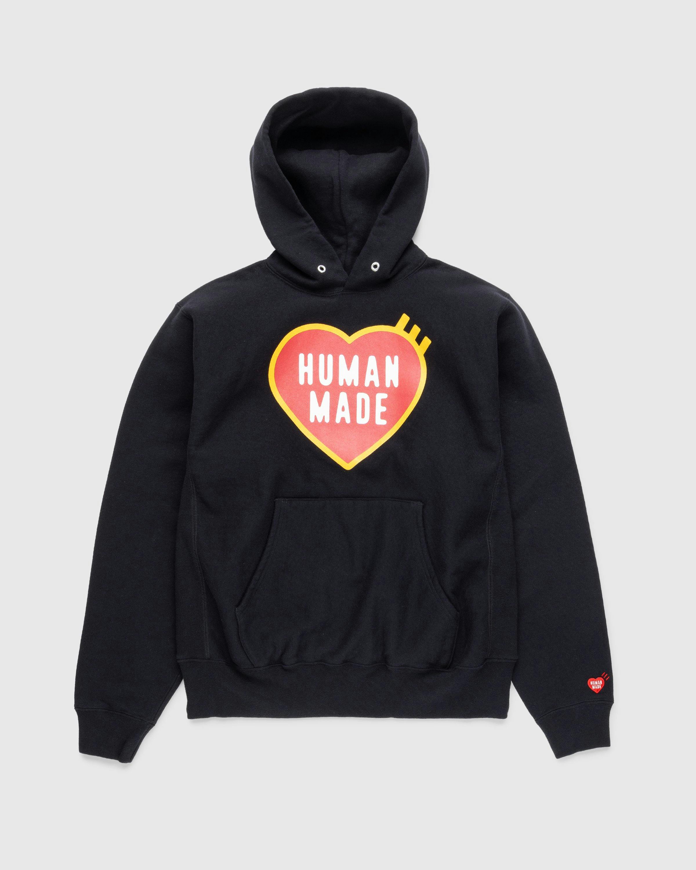 Human Made – Heart Logo Hoodie Black