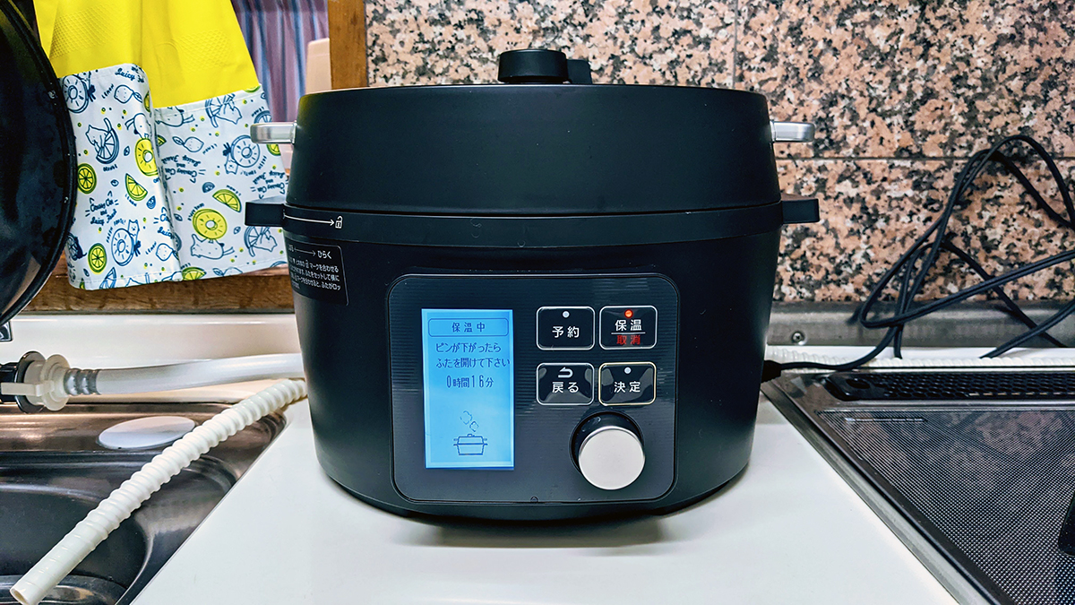 我が家に圧力の産業革命が起こりました。アイリスオーヤマの電気圧力鍋