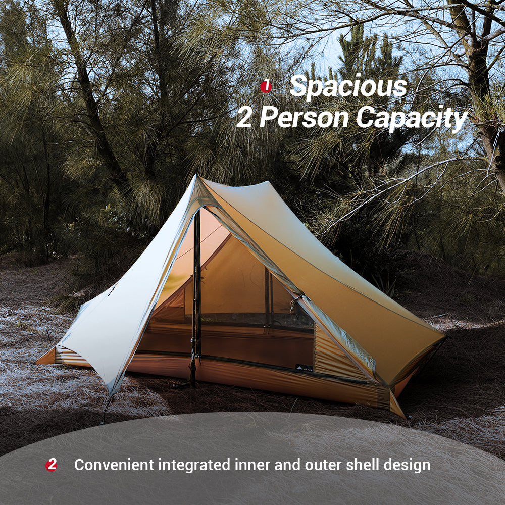 Hill Zero Matis 2 Person Ultralight Tent for Camping Hiking Backpackin