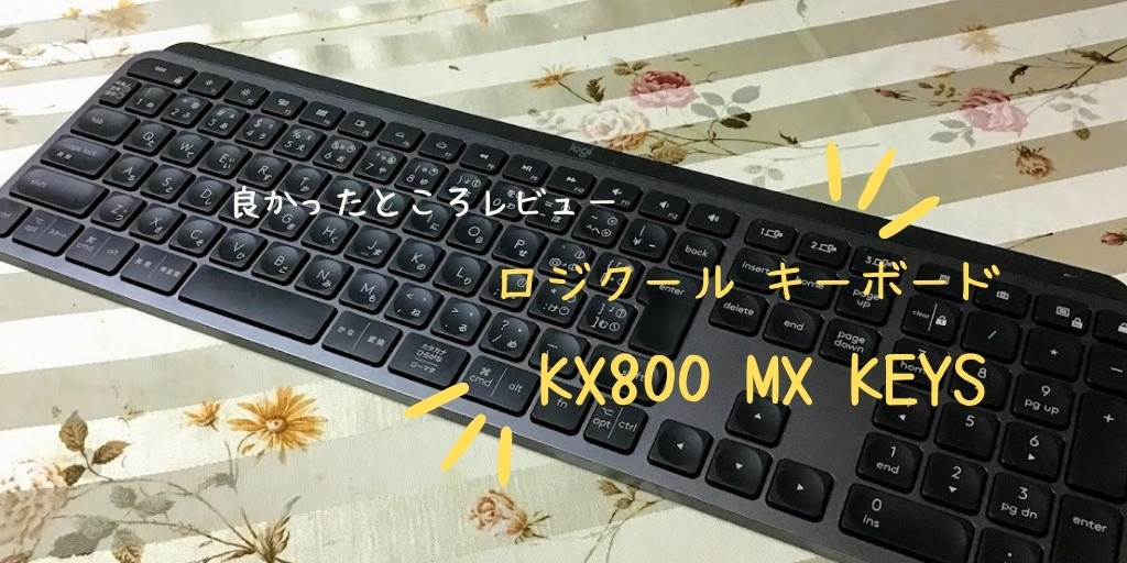 キーボード選びで迷ったらこれ！ロジクール キーボードKX800 MX KEYSが